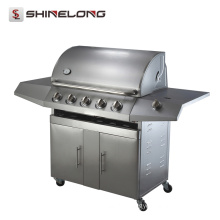 Stainless Steel Smokeless Gas Cast Iron Heavy Duty Outdoor Barbecue Grill